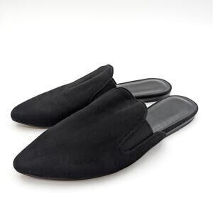 Splendid Liza Pointed Toe Slip On Mule Flats Women's Black Size US6.5M EU37